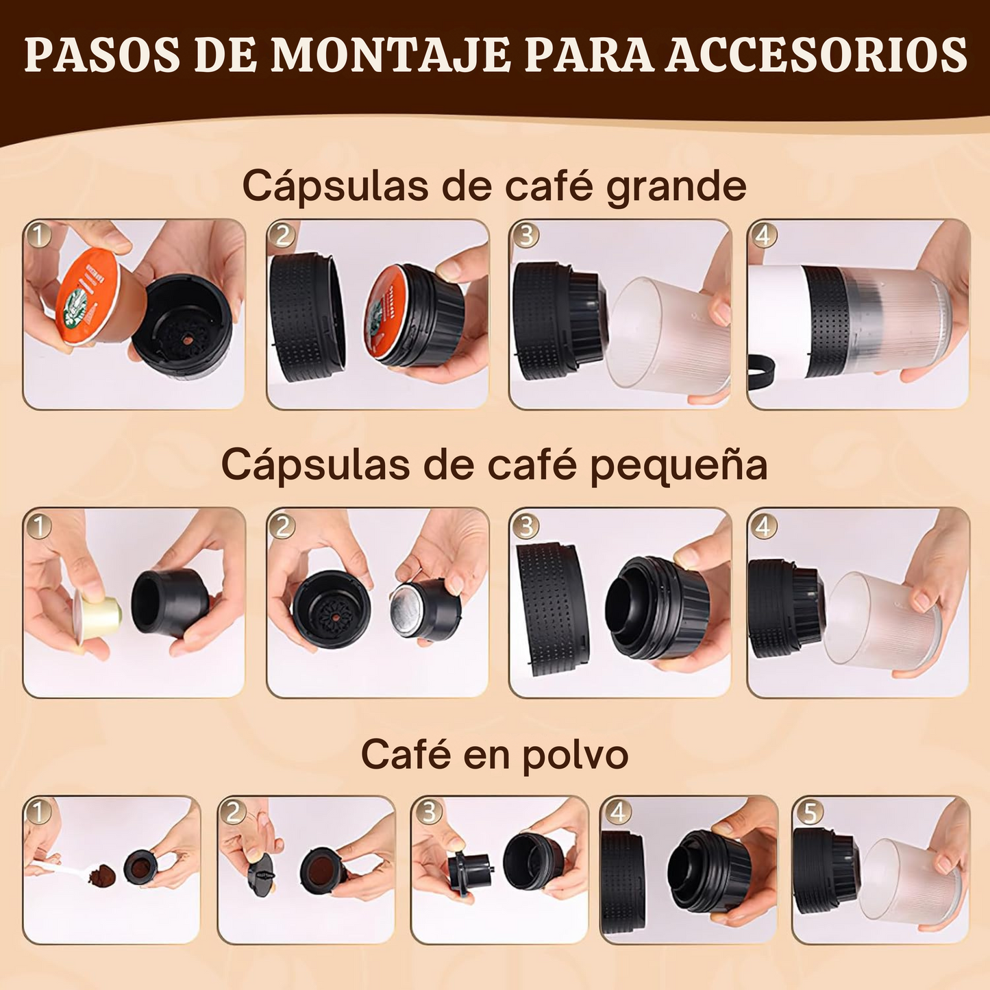 Cafetera Portátil 3en1